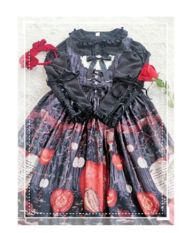 Plus Size Lolita Shirt Mutton Sleeve Lace Blouse - Image 12