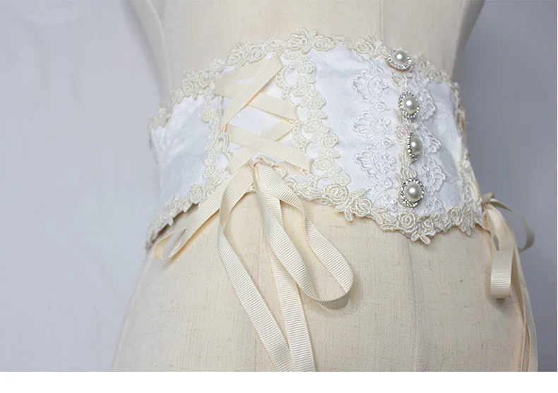 Plus Size Lolita Lace Corset - Image 3