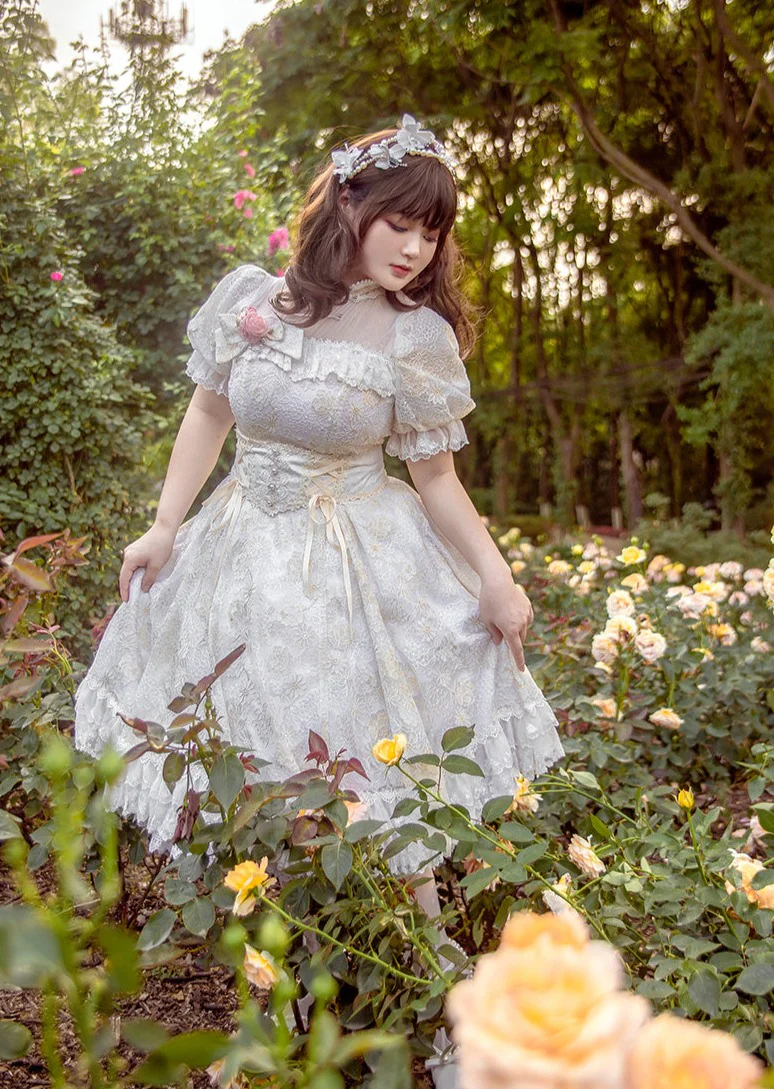 Plus Size Lolita Lace Corset - Image 9