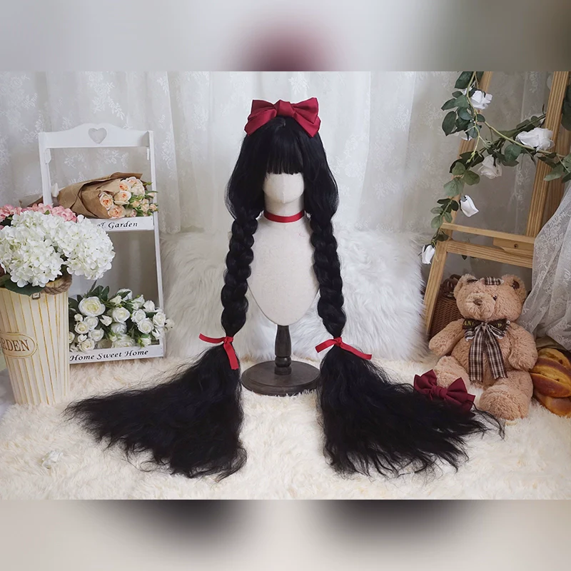 Imperial Tea - Natural Lolita Wig 120CM Super Long Hair - Image 4
