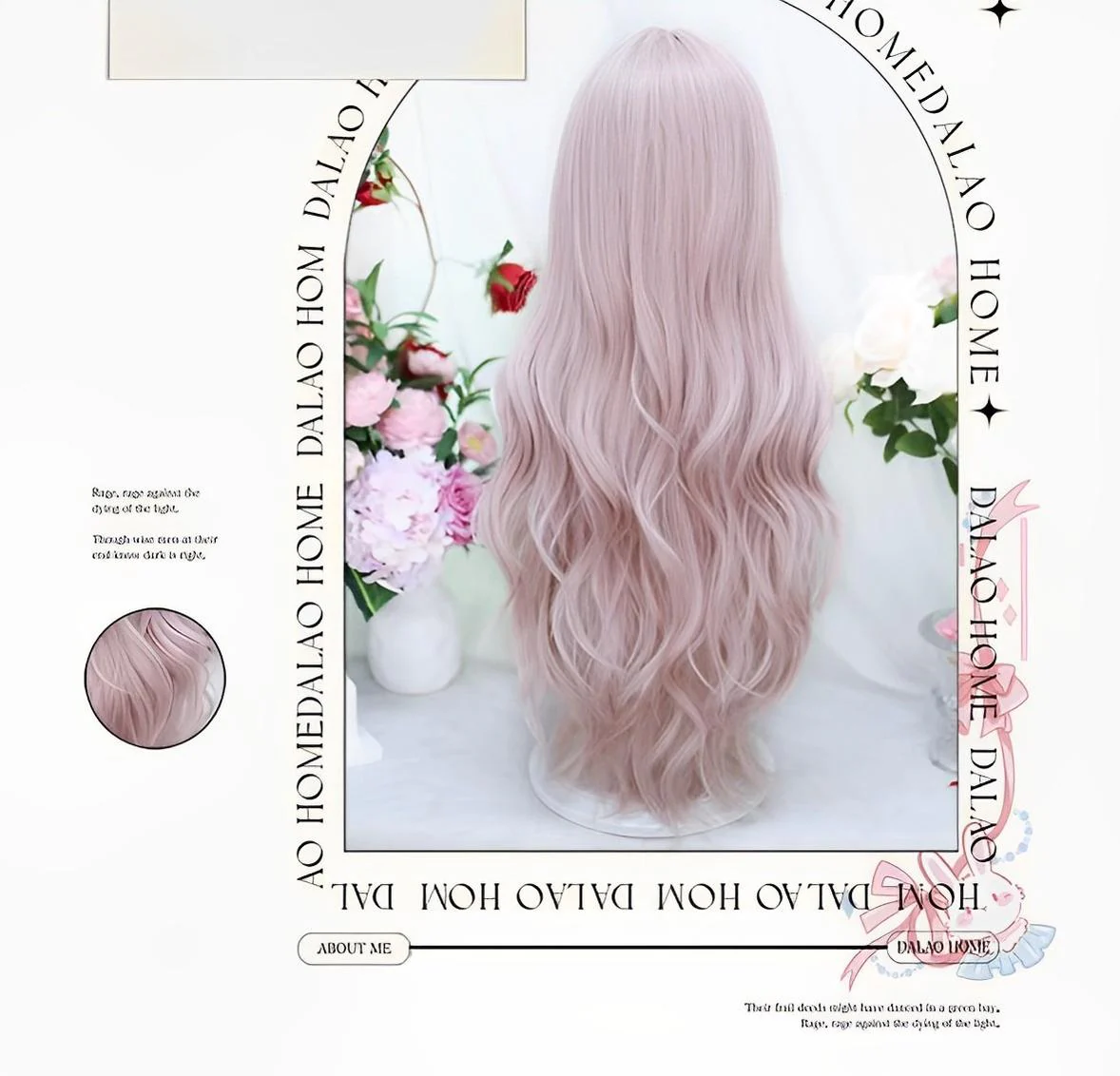 Dalao Home - Wen Wen - Natural Lolita Wigs Long Curly Hair - Image 10