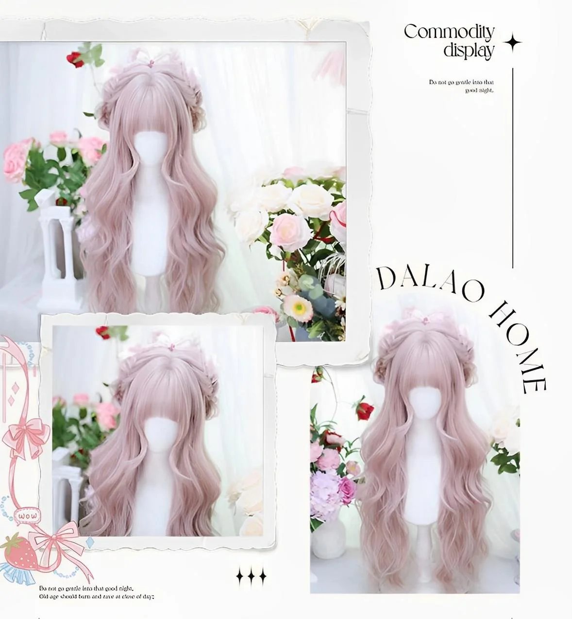 Dalao Home - Wen Wen - Natural Lolita Wigs Long Curly Hair - Image 9