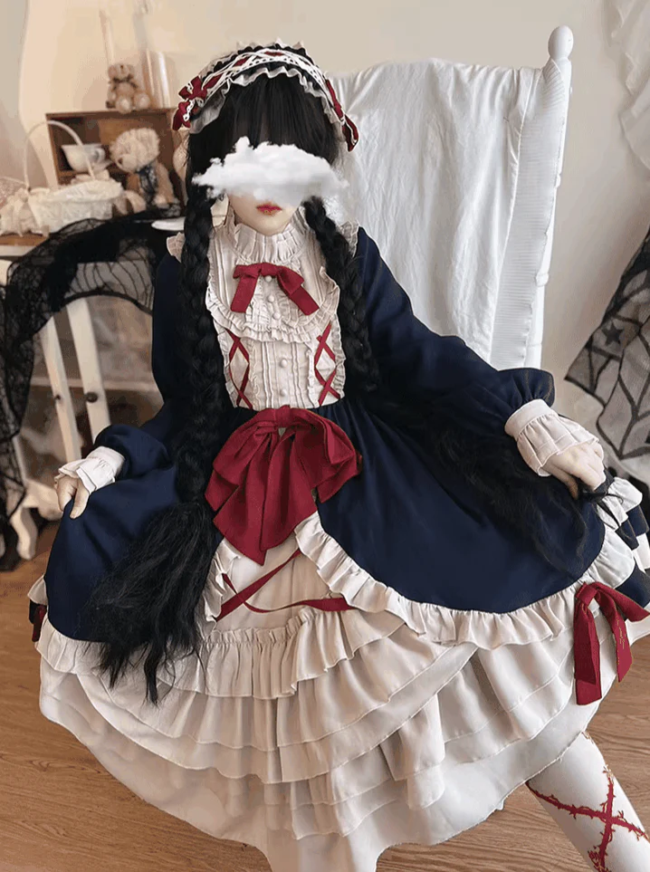Halloween Plus Size Lolita OP Dress - Image 11