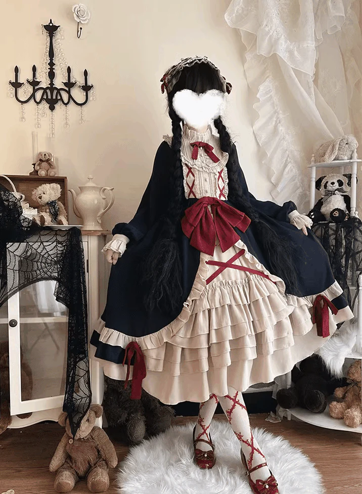 Halloween Plus Size Lolita OP Dress - Image 13