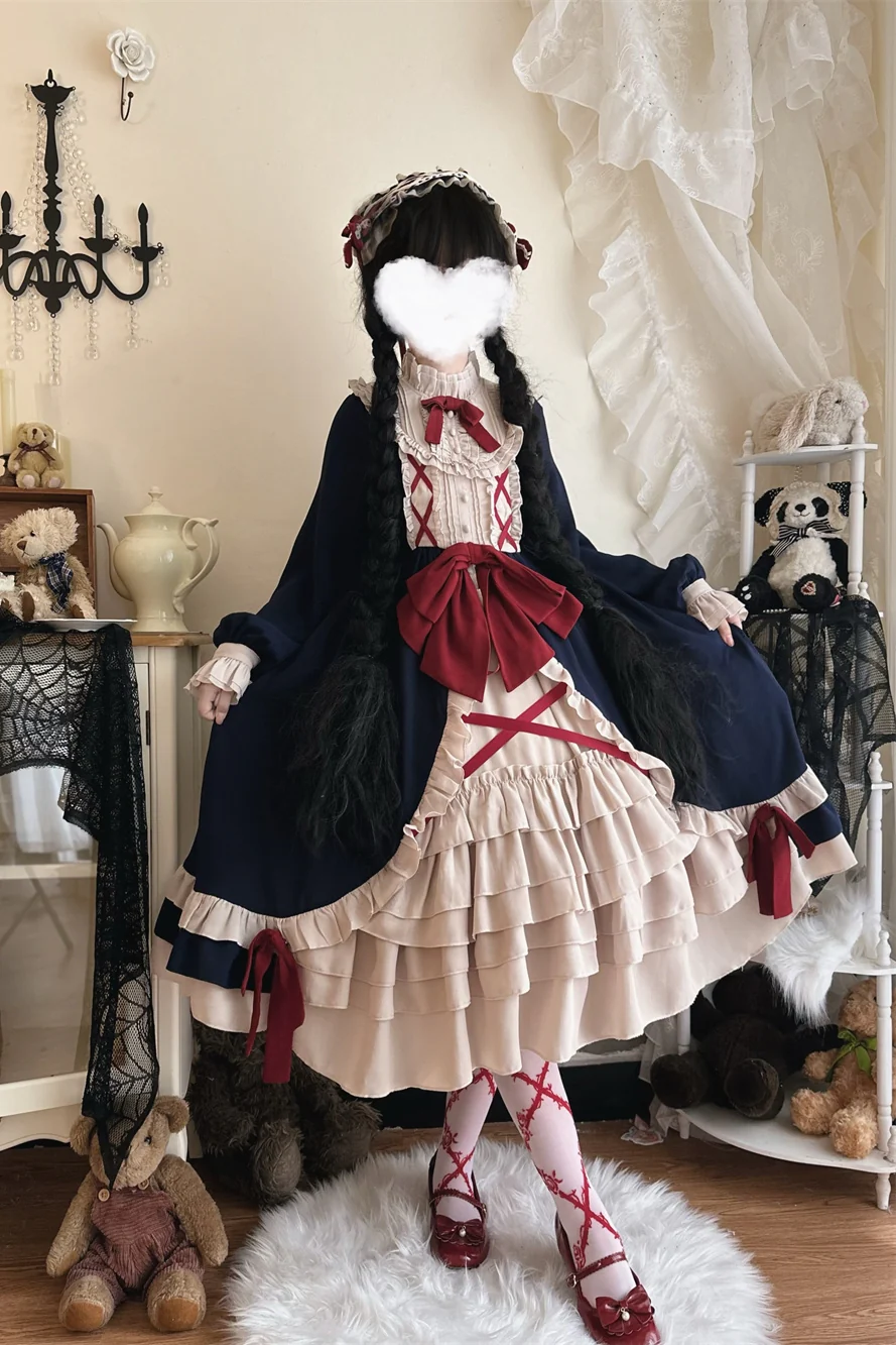 Halloween Plus Size Lolita OP Dress - Image 15