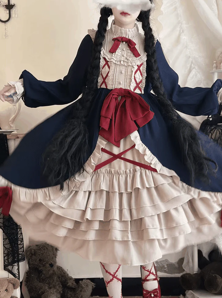Halloween Plus Size Lolita OP Dress - Image 6