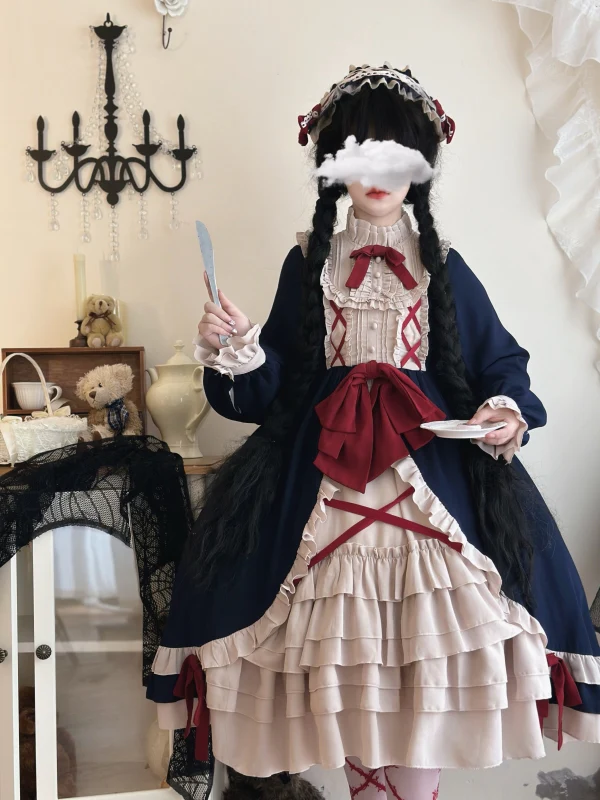 Halloween Plus Size Lolita OP Dress - Image 7