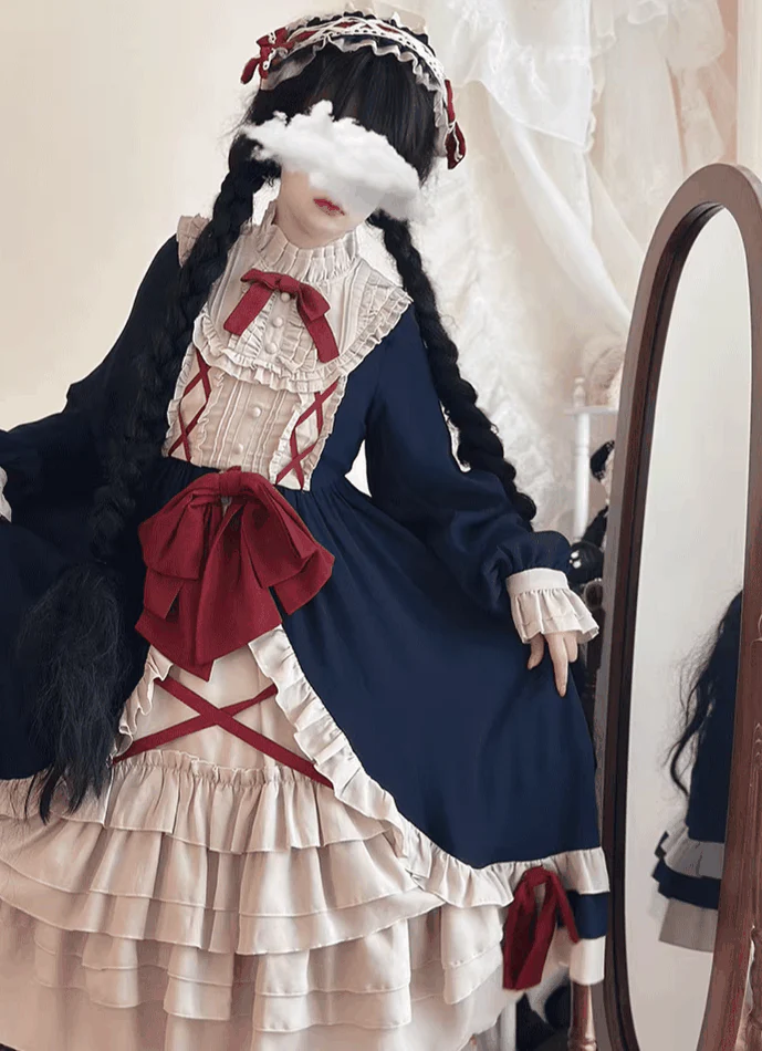 Halloween Plus Size Lolita OP Dress - Image 8