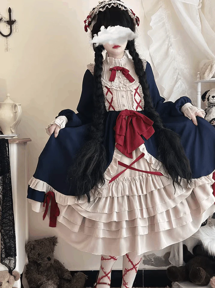 Halloween Plus Size Lolita OP Dress - Image 9