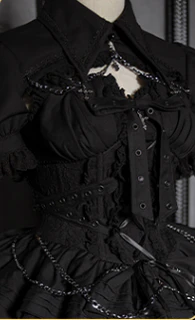 Contract Cross - Gothic Lolita Elegant Bubble Bolero - Image 3