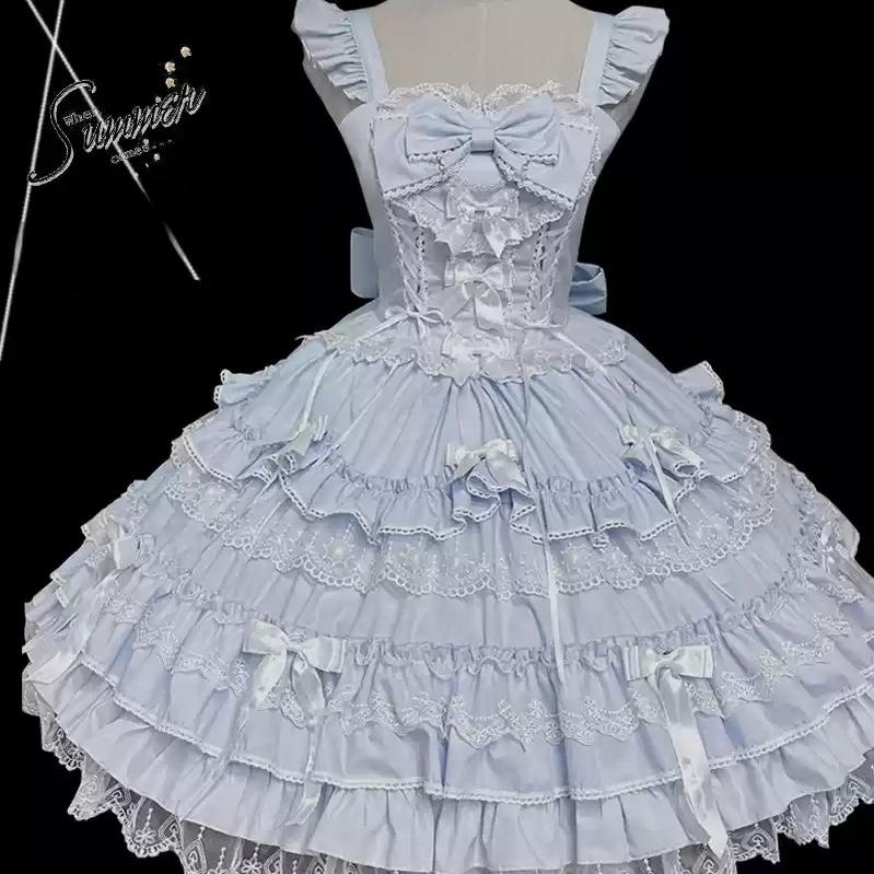 Love Notebook - Old School Lolita JSK Vintage Doll Tiered Dress - Image 14