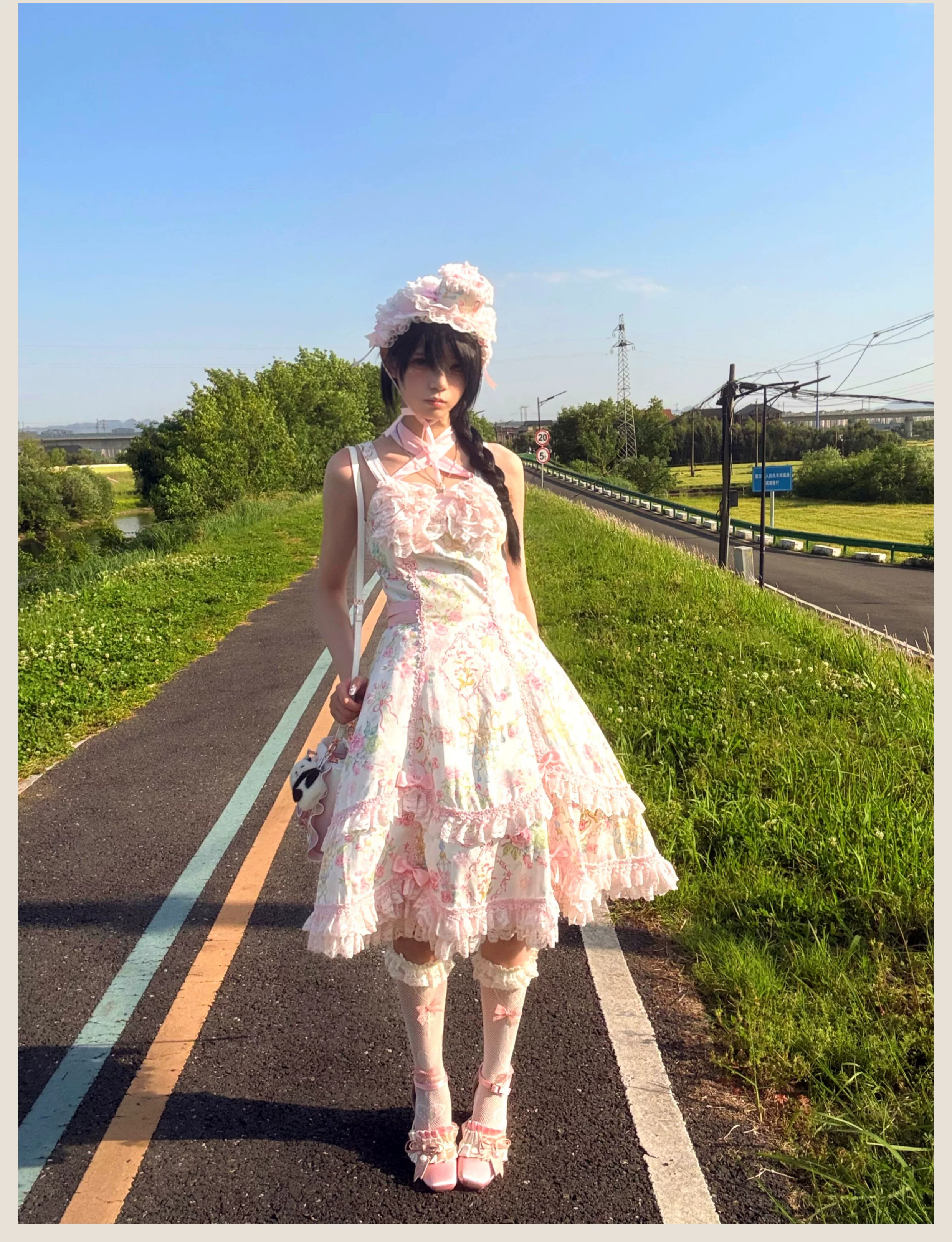 Spring 2025 - Floral Old School Lolita JSK Dress, Lace Trims - Image 19