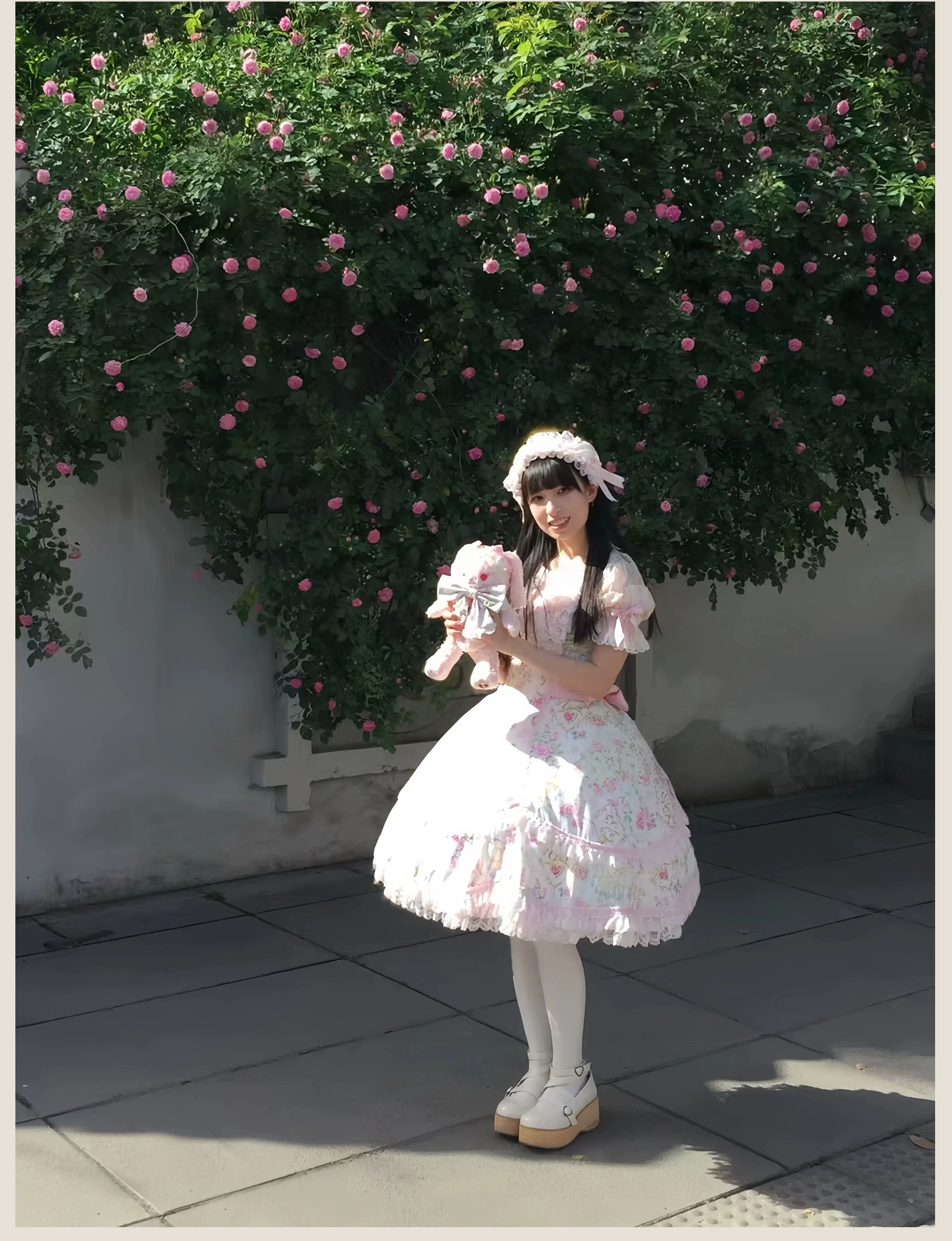 Spring 2025 - Floral Old School Lolita JSK Dress, Lace Trims - Image 41