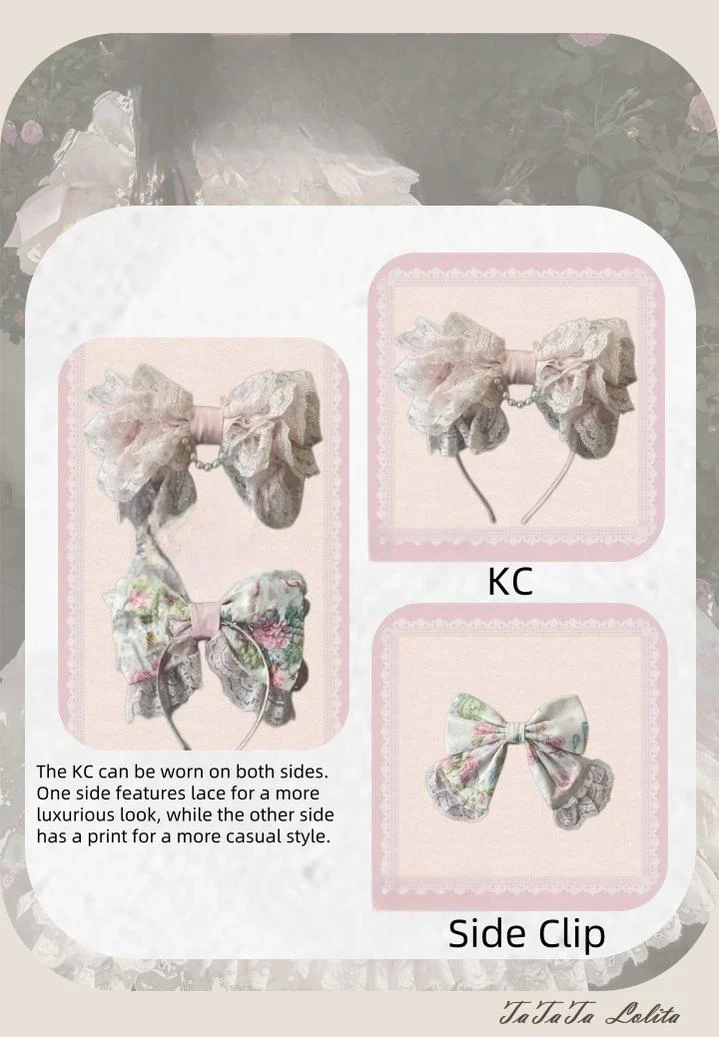 Spring 2025 - Floral Old School Lolita JSK Dress, Lace Trims - Image 46