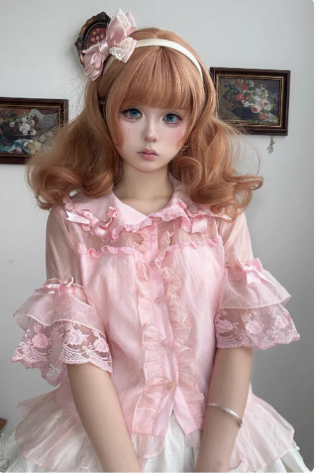 Spring 2025 - Floral Old School Lolita JSK Dress, Lace Trims - Image 47