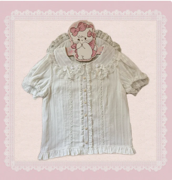 Spring 2025 - Floral Old School Lolita JSK Dress, Lace Trims - Image 49