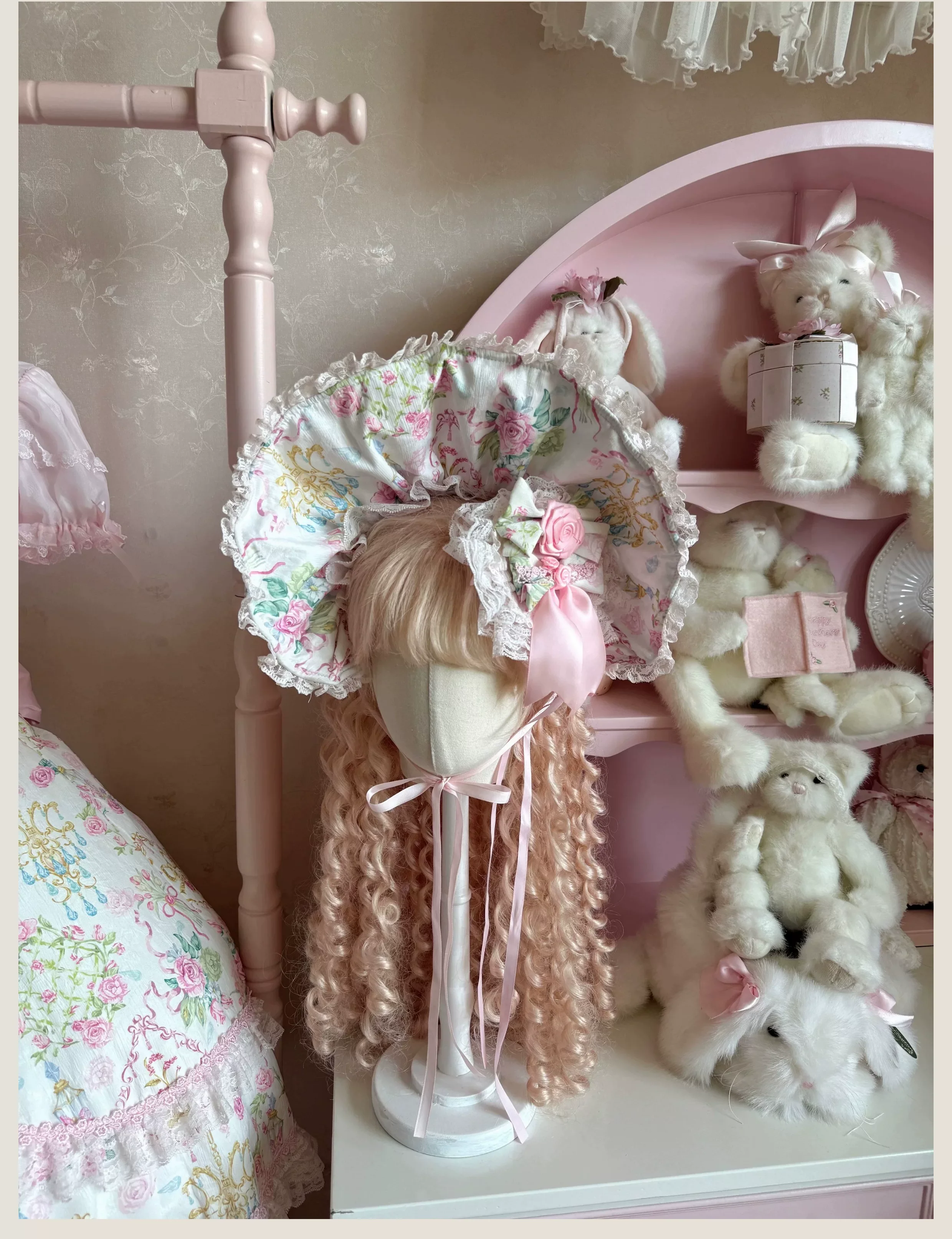 Spring 2025 - Floral Old School Lolita JSK Dress, Lace Trims - Image 50