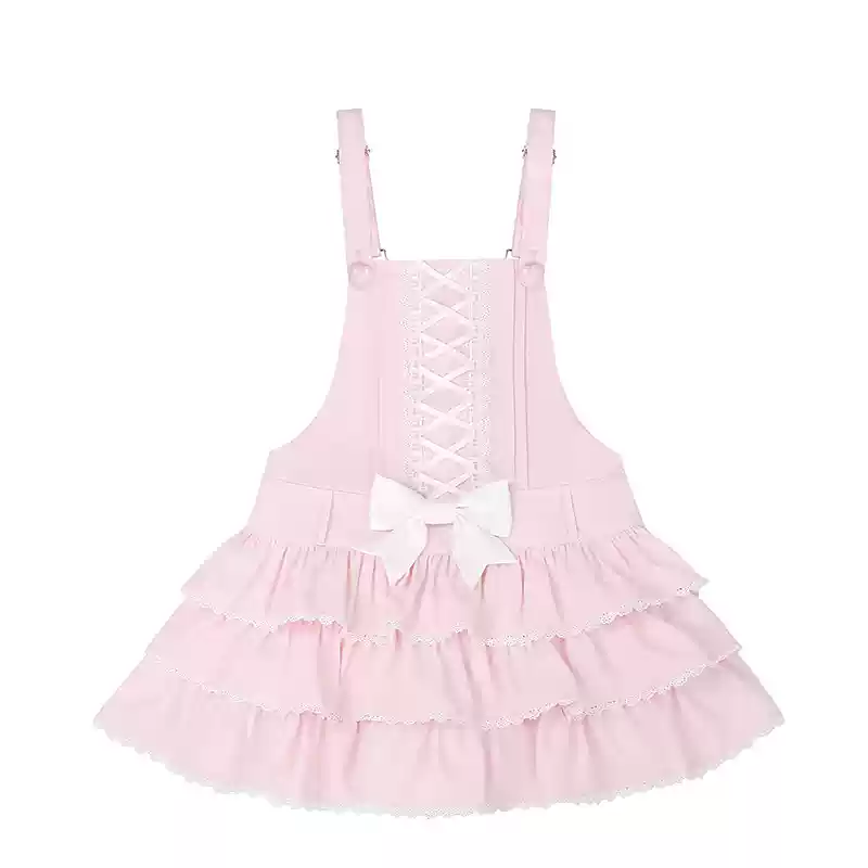 To Alice - Old School Lolita Salopette Suit Tiered Dress - Image 13