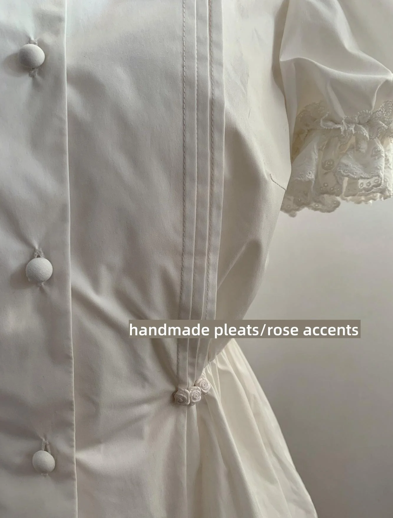 Nightingale - Old School Lolita Shirt, Detachable Sleeves - Image 56