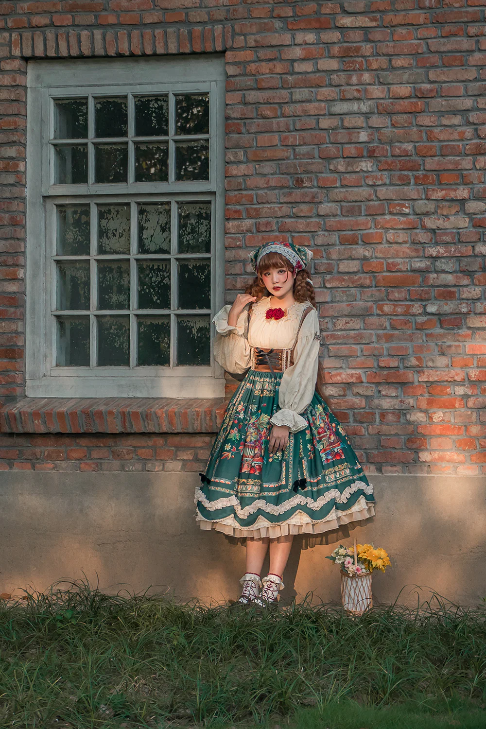 Rich Hymn - Lolita Bavarian Long Velvet JSK - Image 12