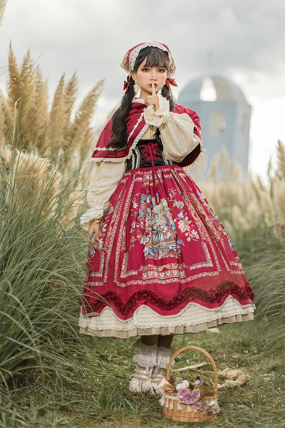 Rich Hymn - Lolita Bavarian Long Velvet JSK - Image 28