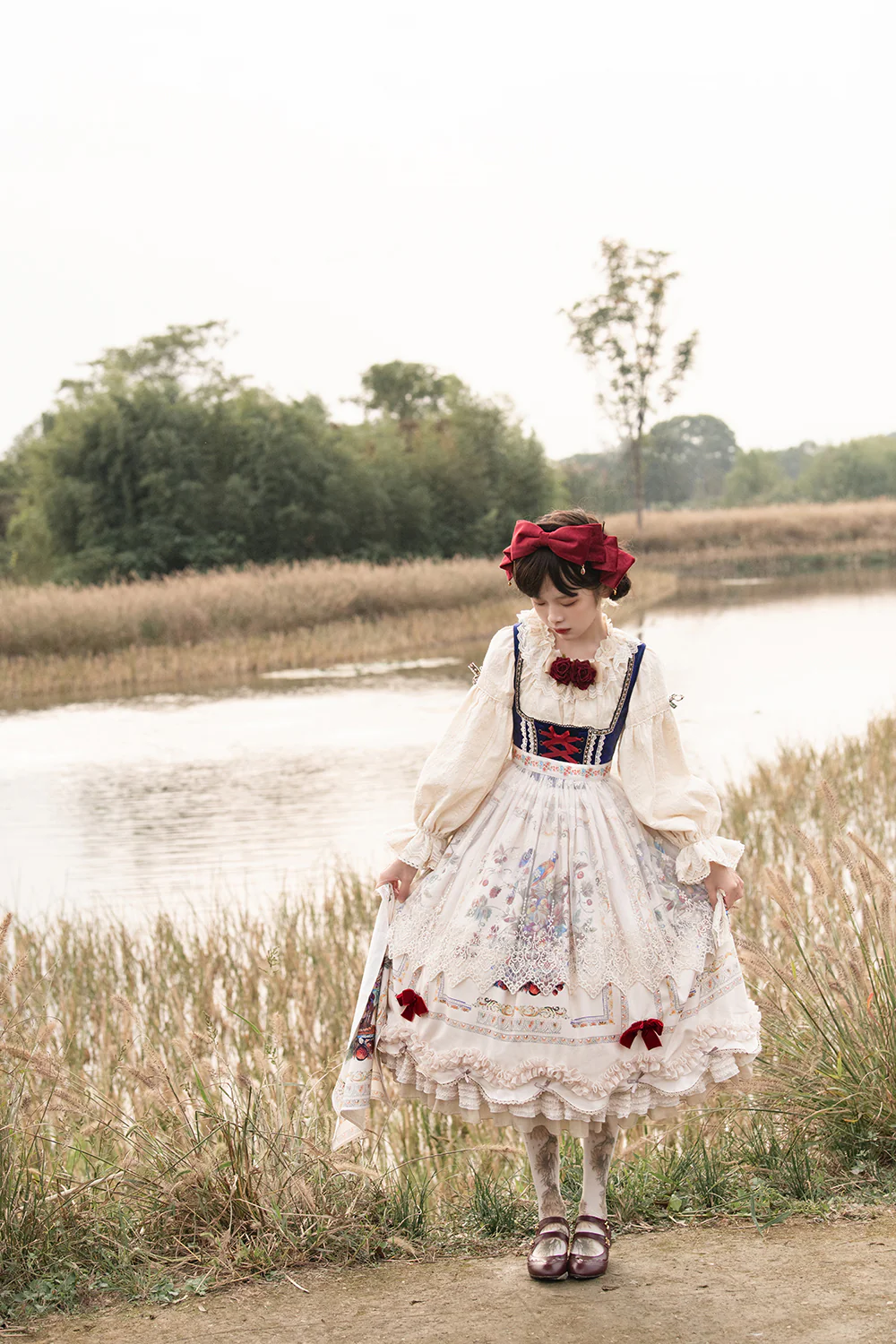 Rich Hymn - Lolita Bavarian Long Velvet JSK - Image 38