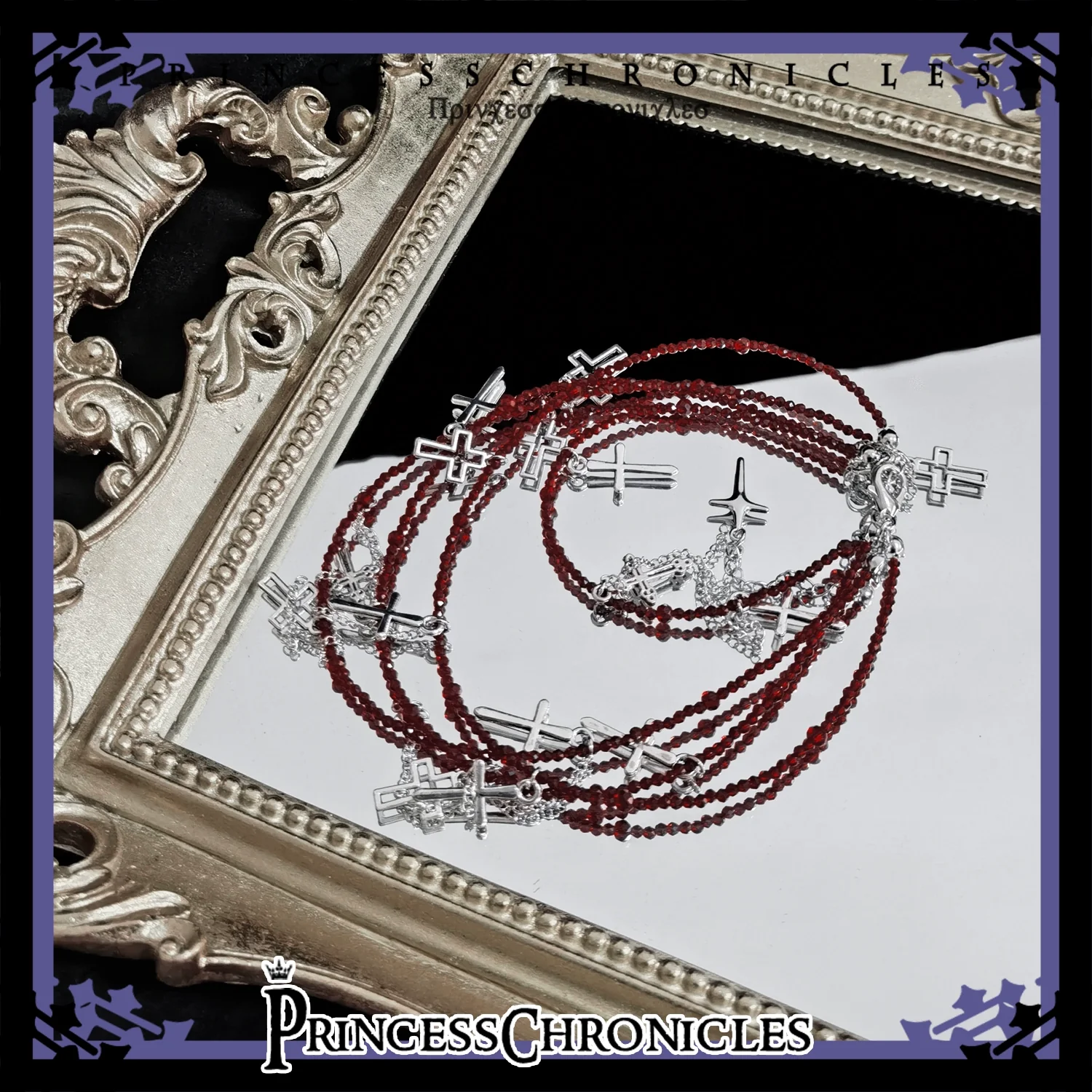 Divine Covenant - Ouji Lolita Accessory Set Necklace and Bracelet - Image 8