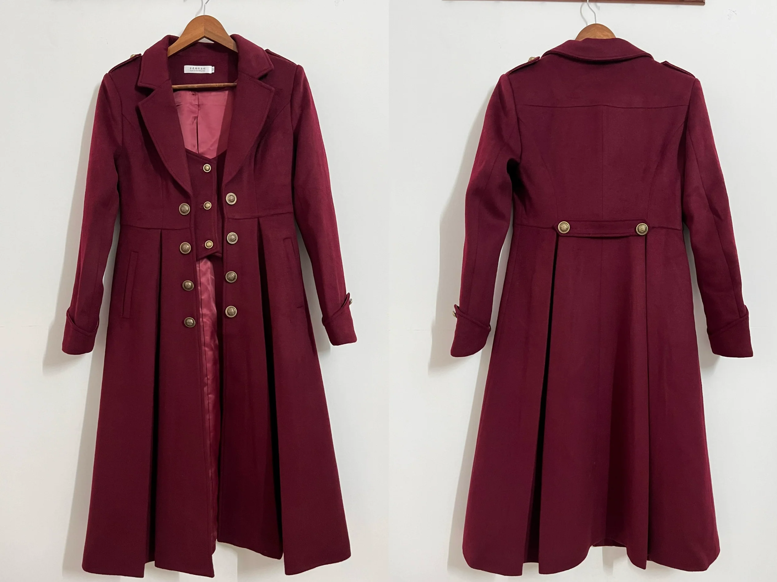 Gazing Galactic - Ouji Lolita Coat Winter Gothic Prince Wool Outwear - Image 13