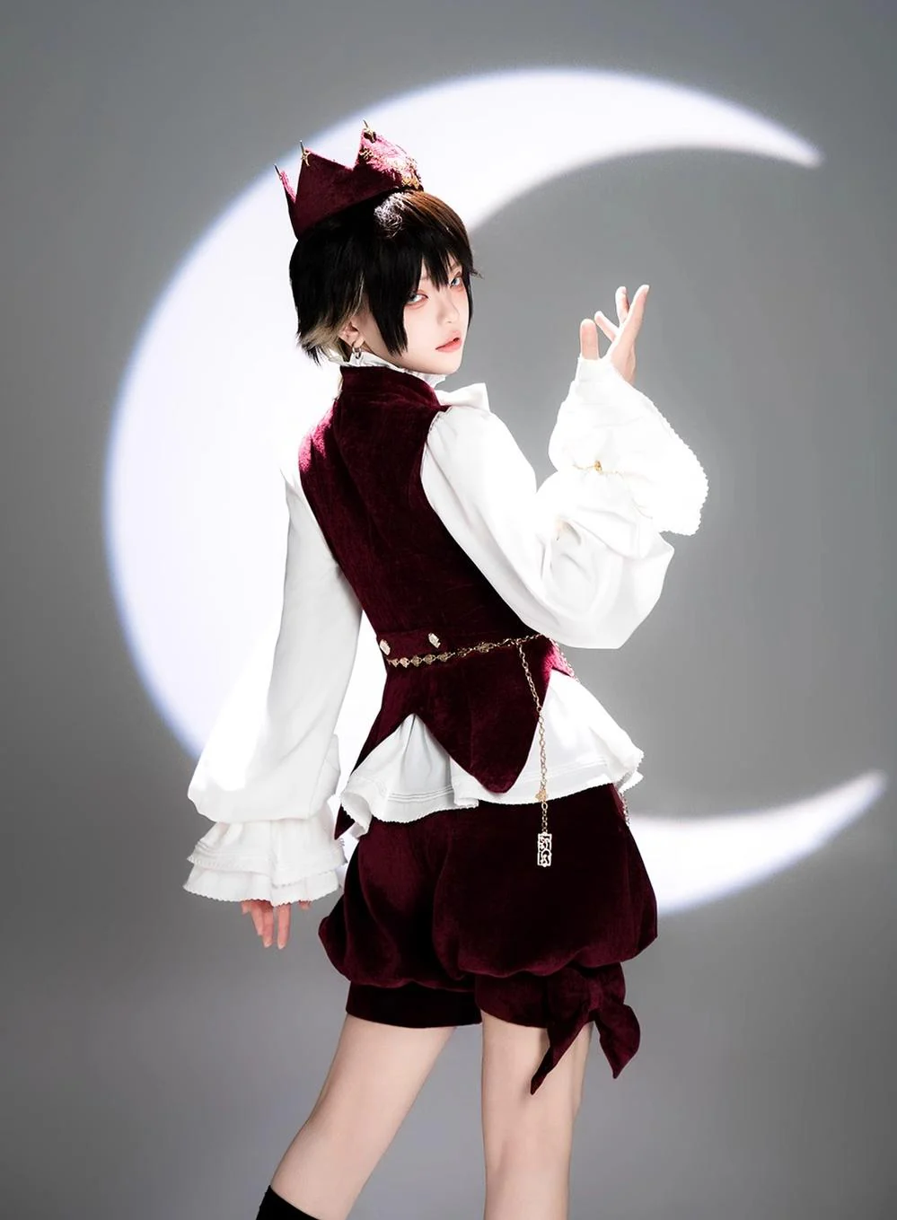 Hare Hunter - Ouji Lolita Gold Alloy Waist Chain - Image 4