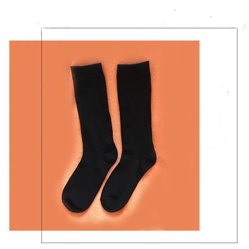 Ouji Lolita JK Uniform Black And White Socks - Image 4
