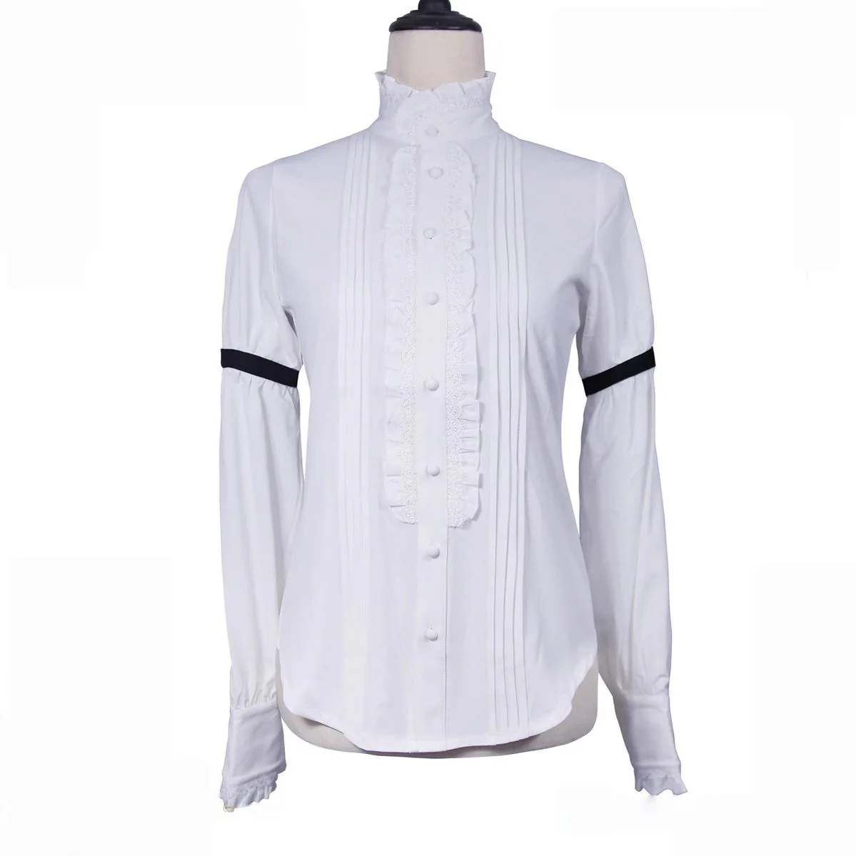 Eternal Rose Knight - Ouji Lolita Long Sleeve Shirt, Stand Collar