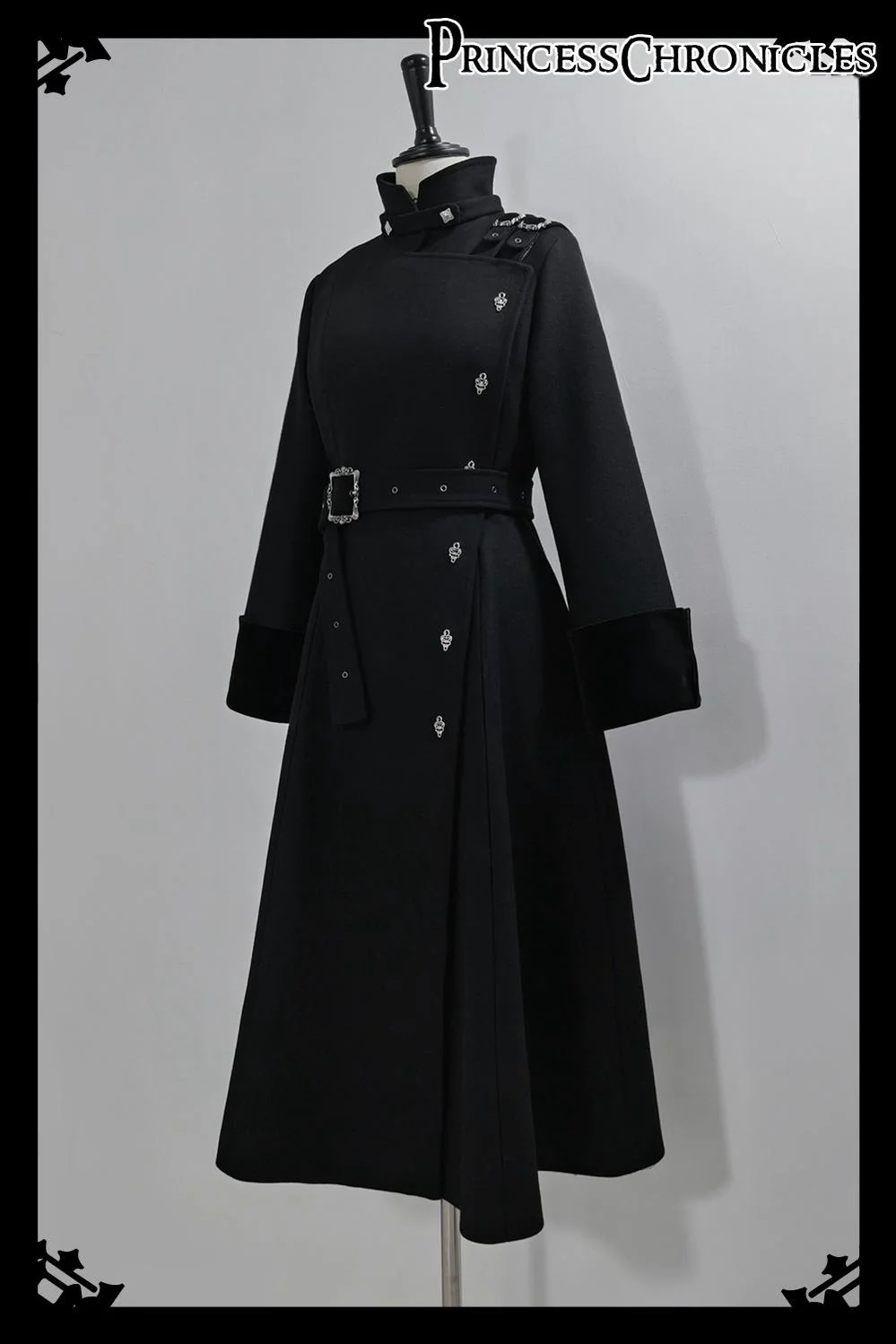 Breakwave - Ouji Lolita Overcoat Retro Single-Breasted Handsome Coat - Image 5