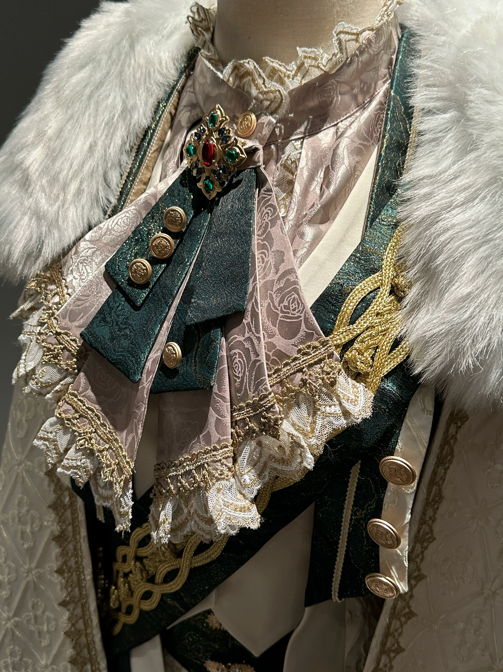 Narsesus - Ouji Lolita Pants Suit Retro European Prince Cape Shirt Vest - Image 14
