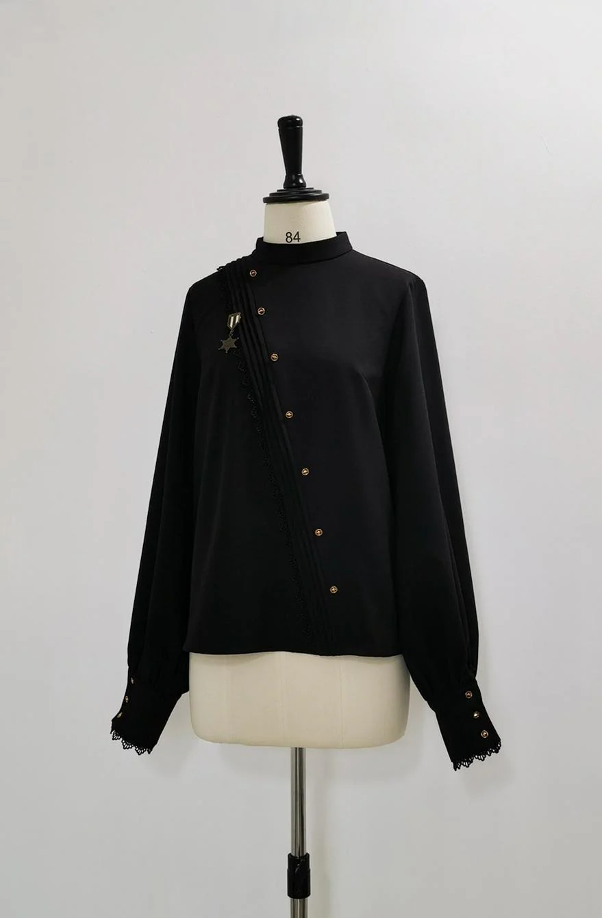 Rose's Will - Ouji Lolita Shirt, High-Low Hem Shorts - Image 15