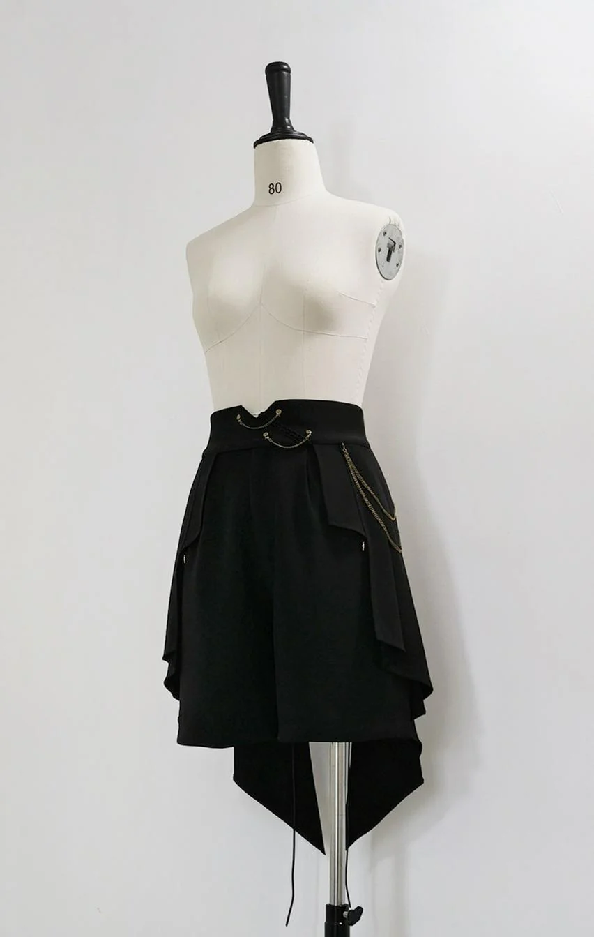Rose's Will - Ouji Lolita Shirt, High-Low Hem Shorts - Image 16