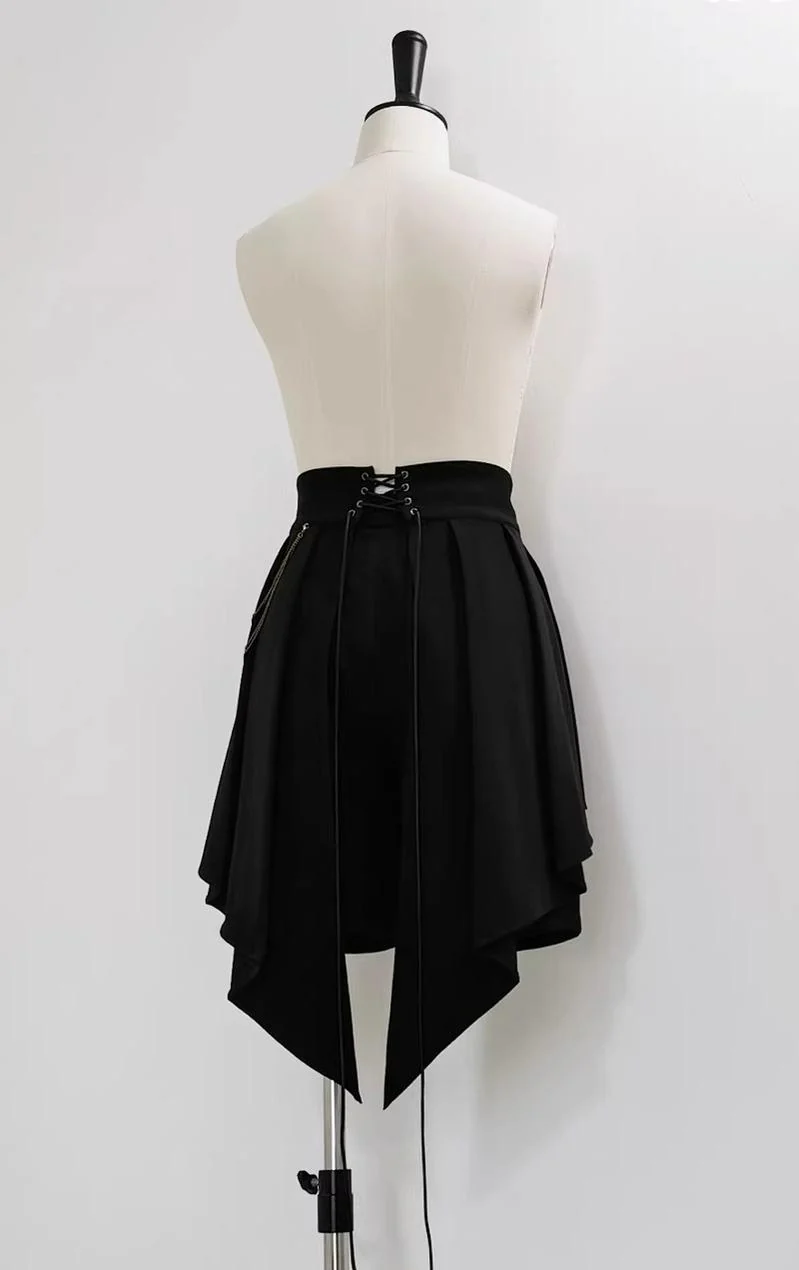 Rose's Will - Ouji Lolita Shirt, High-Low Hem Shorts - Image 17