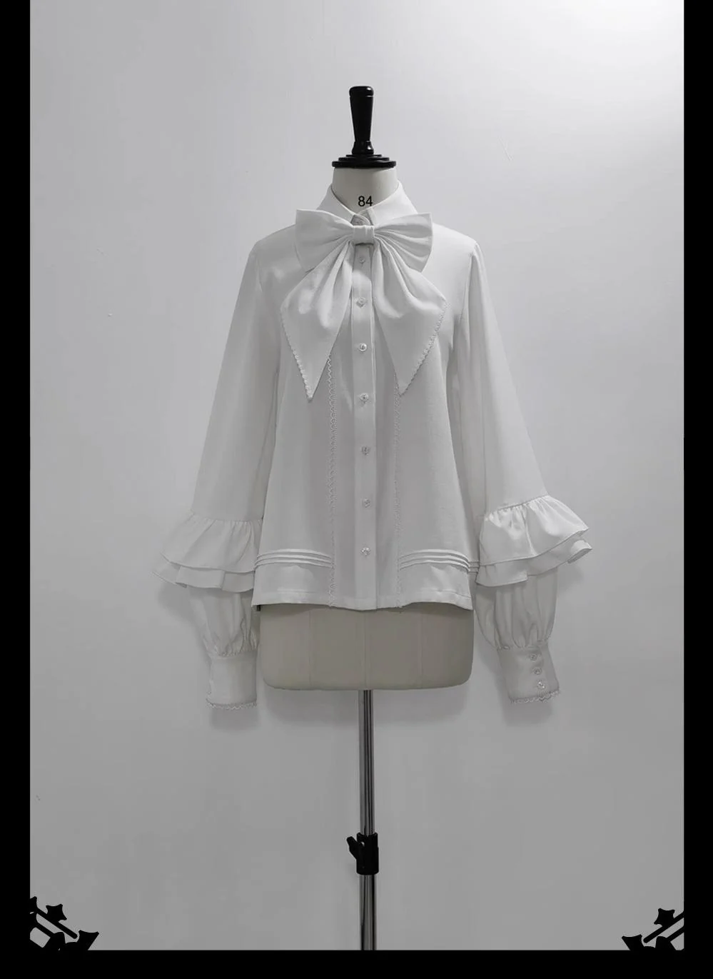 Doll - Retro Ouji Lolita Shirt Outfit - Image 14
