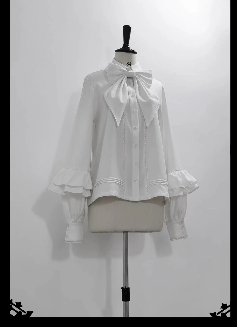 Doll - Retro Ouji Lolita Shirt Outfit - Image 15