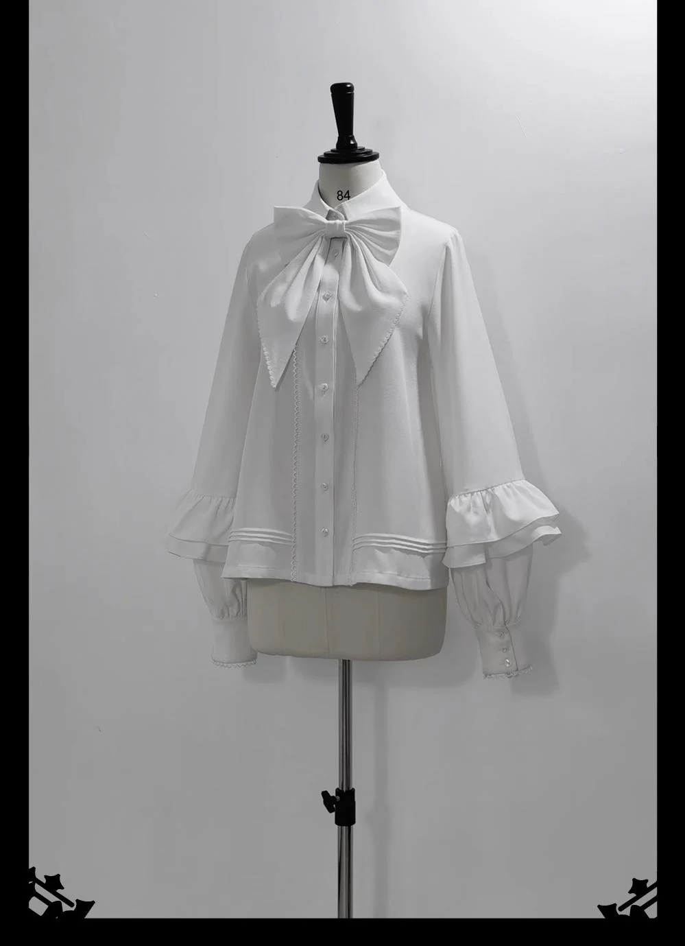 Doll - Retro Ouji Lolita Shirt Outfit - Image 16