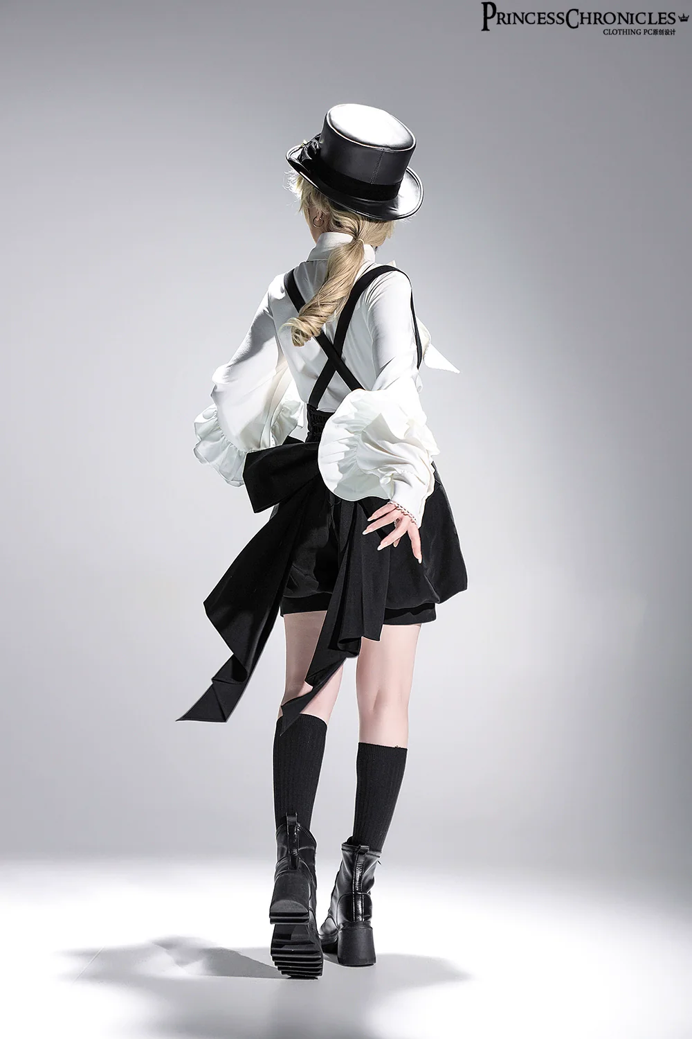 Doll - Retro Ouji Lolita Shirt Outfit - Image 8