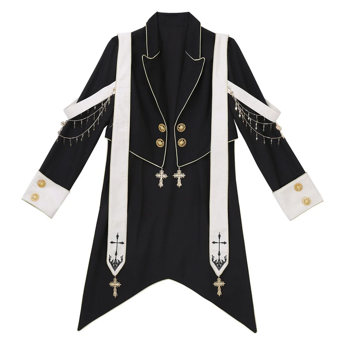 Ouji Lolita Shirt Suit Gothic Lolita Pants Set - Image 15