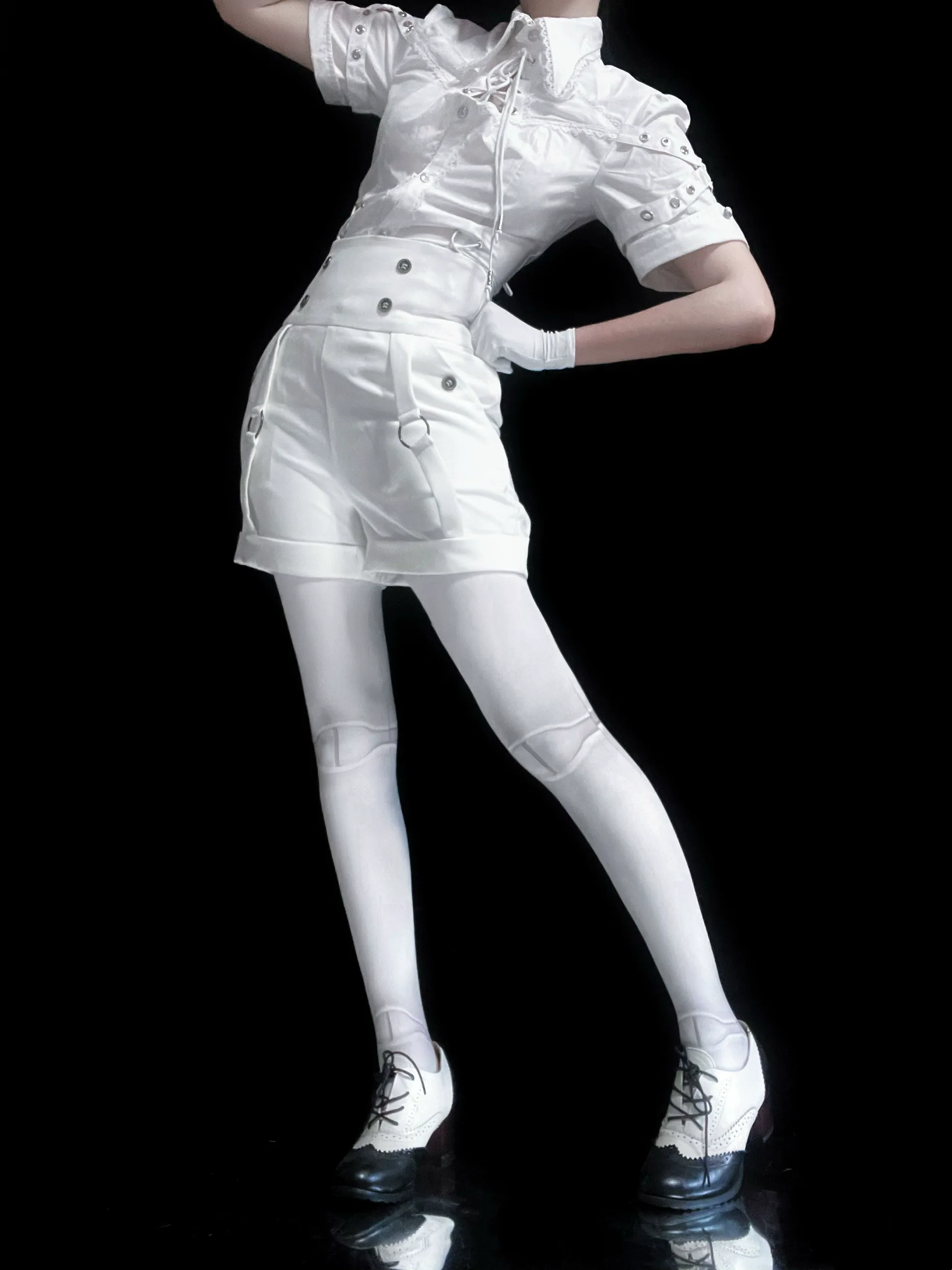 Gazing Galactic - Ouji Lolita Hight Waist Shorts - Image 22