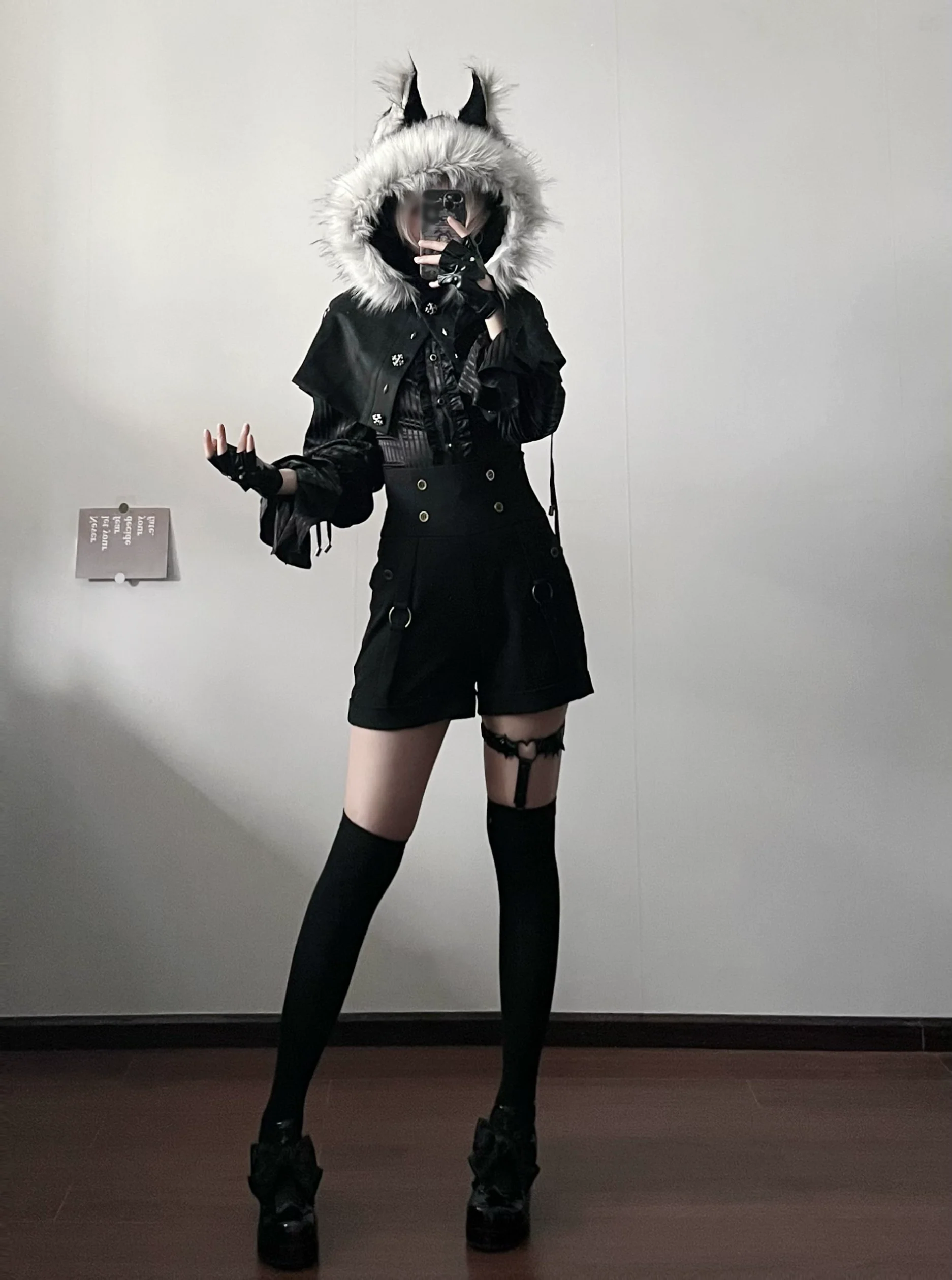 Gazing Galactic - Ouji Lolita Hight Waist Shorts - Image 3