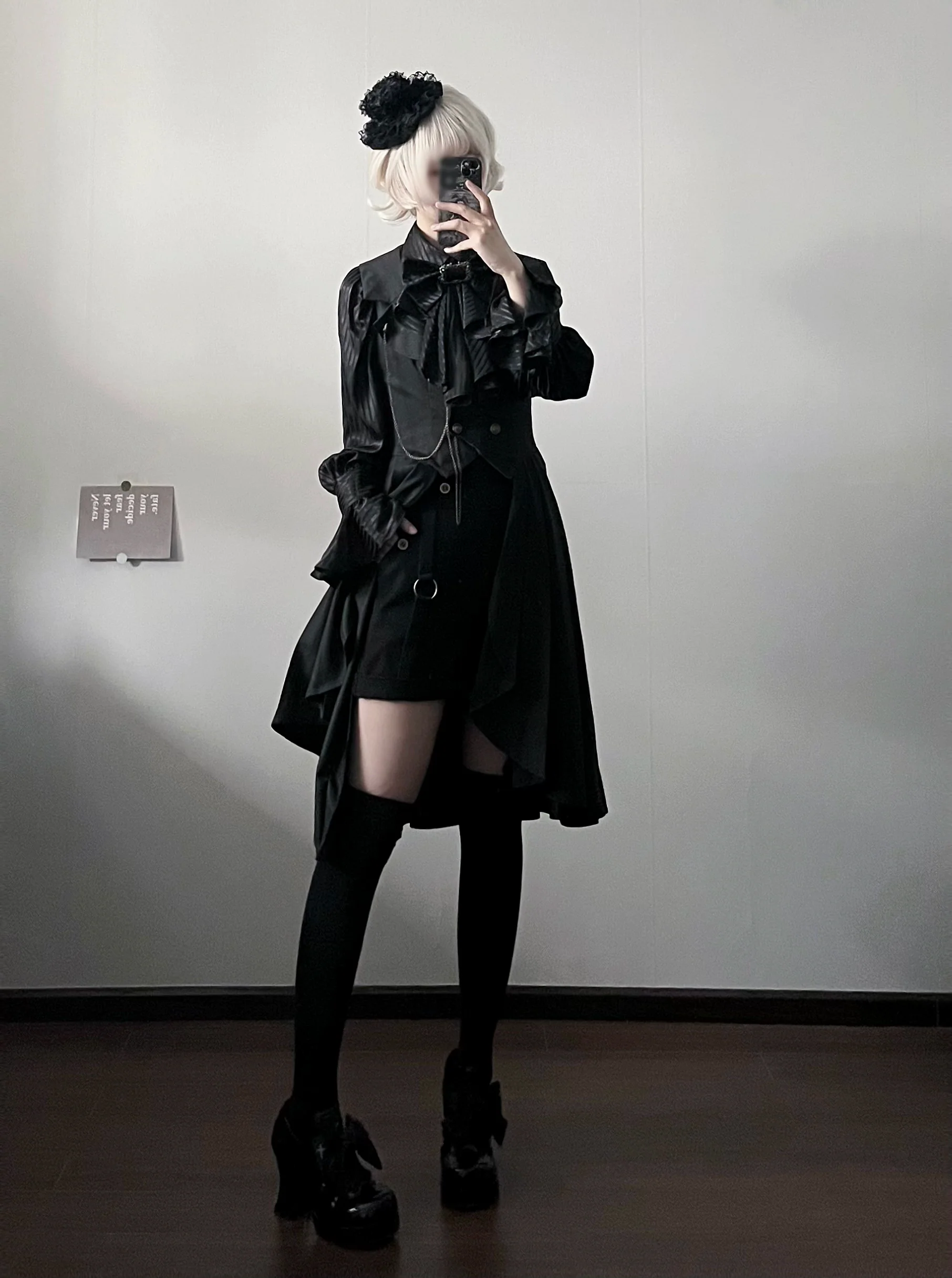 Gazing Galactic - Ouji Lolita Hight Waist Shorts - Image 4