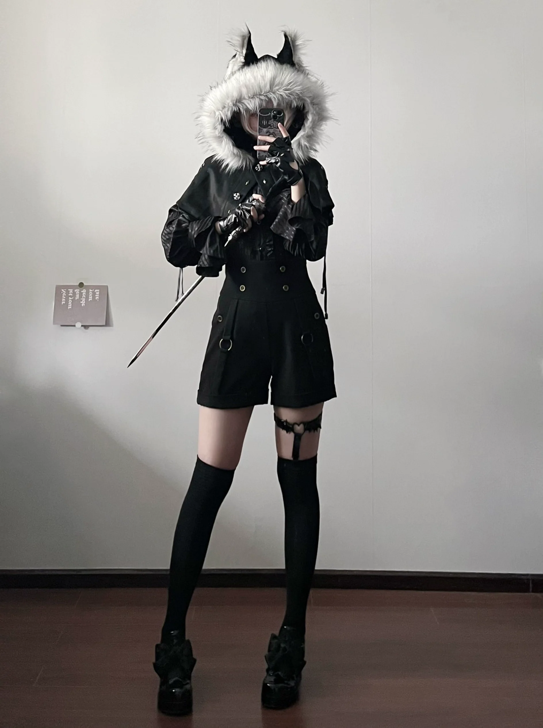 Gazing Galactic - Ouji Lolita Hight Waist Shorts - Image 5