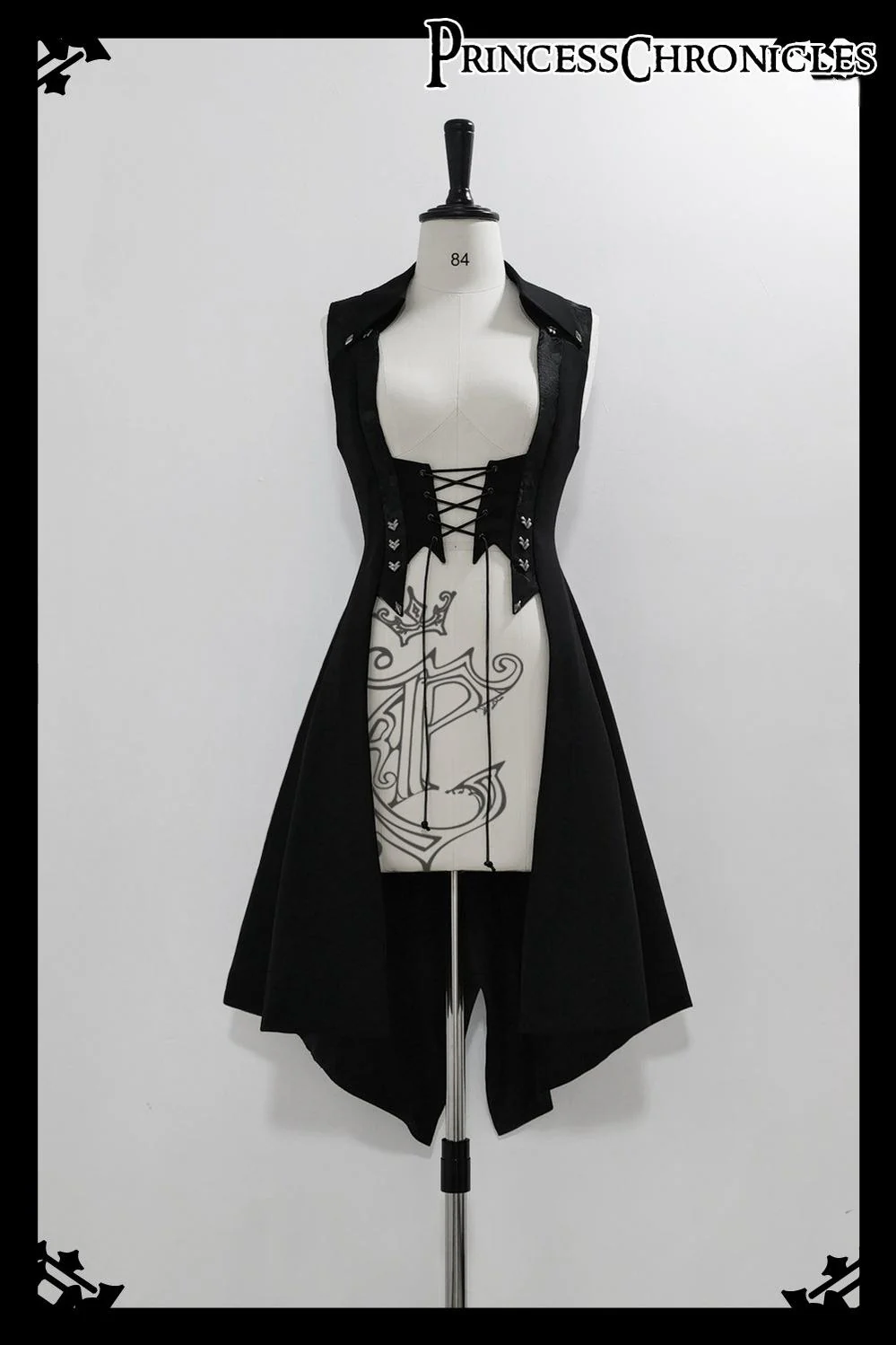 Red and Black 4.0 - Ouji Lolita Long Vest & Red Blouse - Image 15