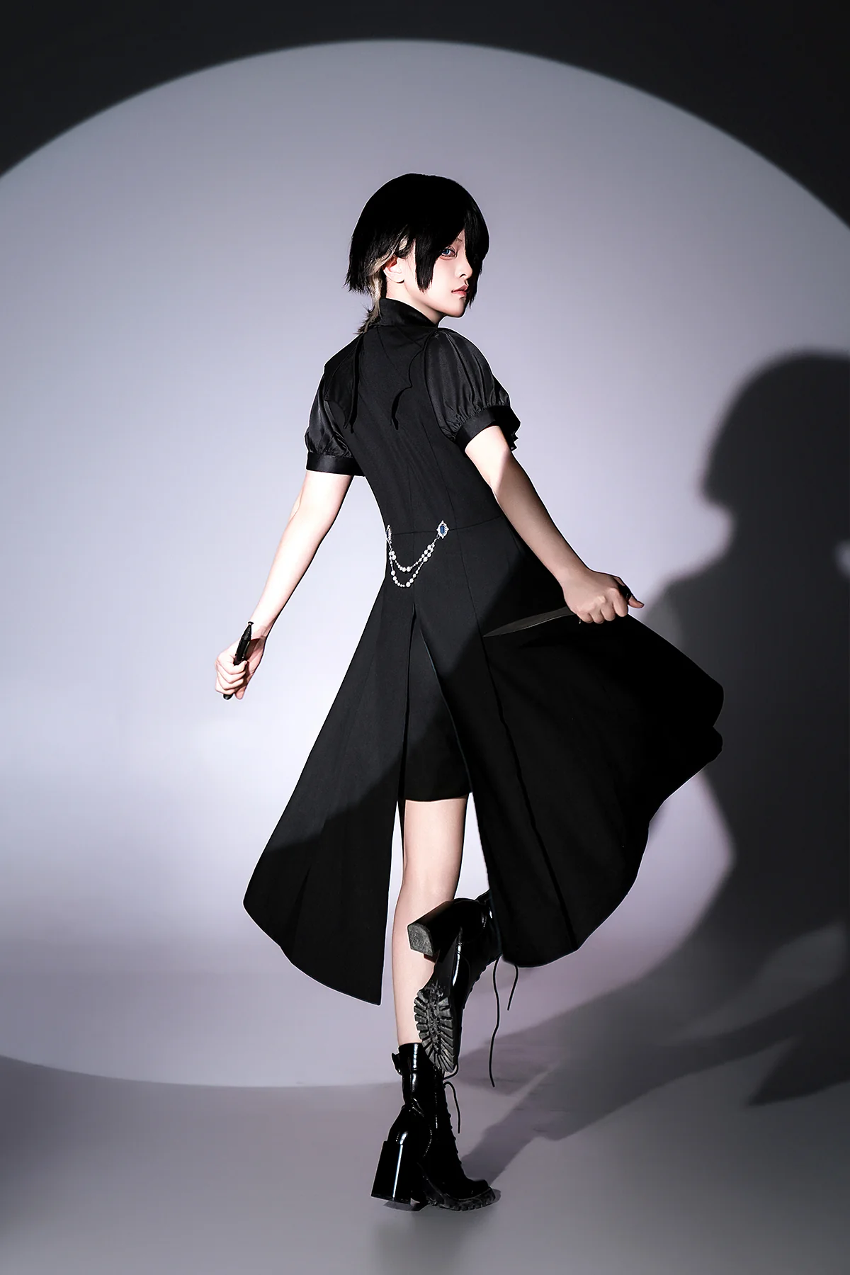 Mystique Melody - Ouji Lolita Shorts, Prince Long Vest - Image 10