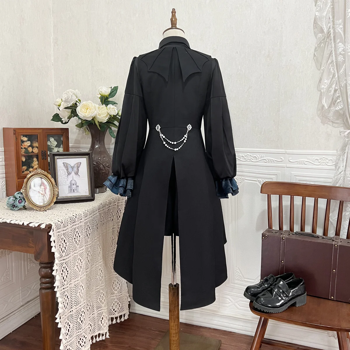 Mystique Melody - Ouji Lolita Shorts, Prince Long Vest - Image 15