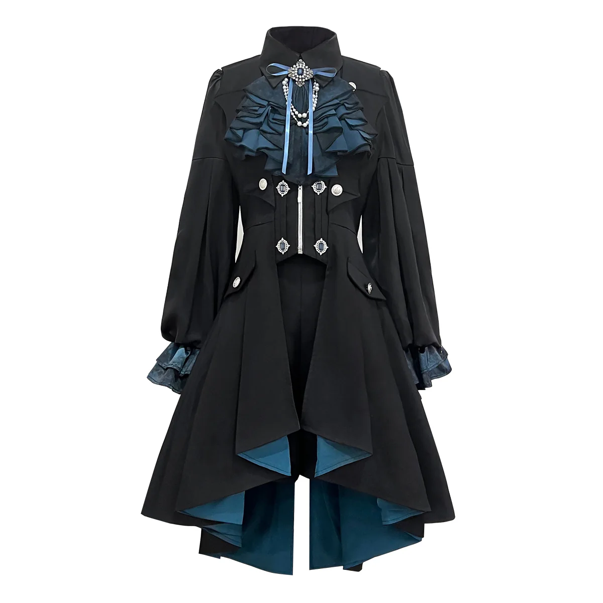 Mystique Melody - Ouji Lolita Shorts, Prince Long Vest - Image 16
