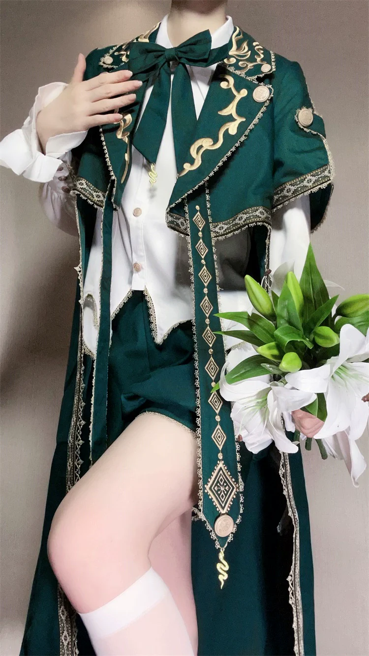 Divine Envoy - Ouji Lolita Shorts Suit Military Lolita Coat and Shirt - Image 16